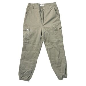 Women's Hot and Delicious Green Cargo Pants Size M